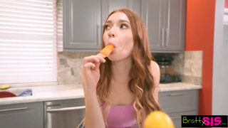 Stepsister loves ice cream and wants to suck her stepbrother’s cream